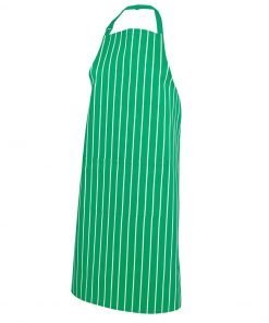 Bib Striped Apron With Pocket 5BS