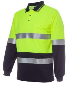 Hi Vis L/s (D+N) Traditional Polo 6HVSL