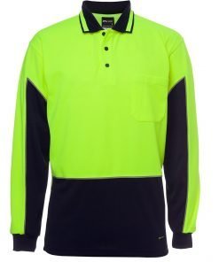Alternative view of HI VIS L/S GAP POLO | 6HVGL