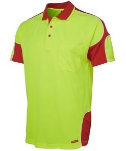 Hi Vis S/S Arm Panel Polo 6AP4S