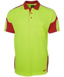Alternative view of HI VIS S/S ARM PANEL POLO | 6AP4S