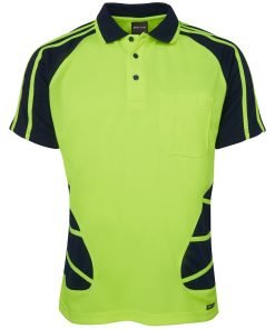 Alternative view of HI VIS S/S SPIDER POLO | 6HSP
