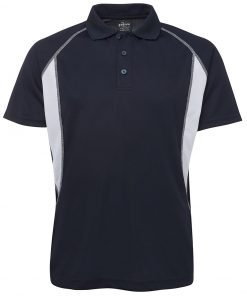 JBs Wear Insert Poly Polo Navy/White 7IP