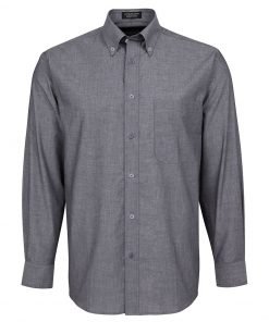 Alternative view of JB’S L/S FINE CHAMBRAY SHIRT | 4FC