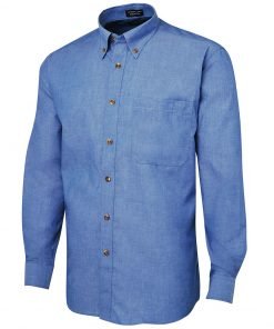 JB’S L/s Indigo Chambray Shirt 4IC