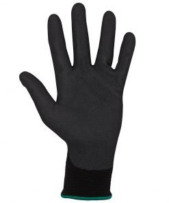 Alternative view of BLACK NITRILE BREATHABLE GLOVE (10 PACK) | 8R001