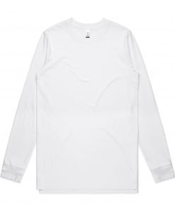 Alternative view of MENS BASE ORGANIC L/S TEE - 5029G
