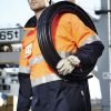 Syzmik Mens Hi Vis Ultralite Waterproof Jacket ZJ357