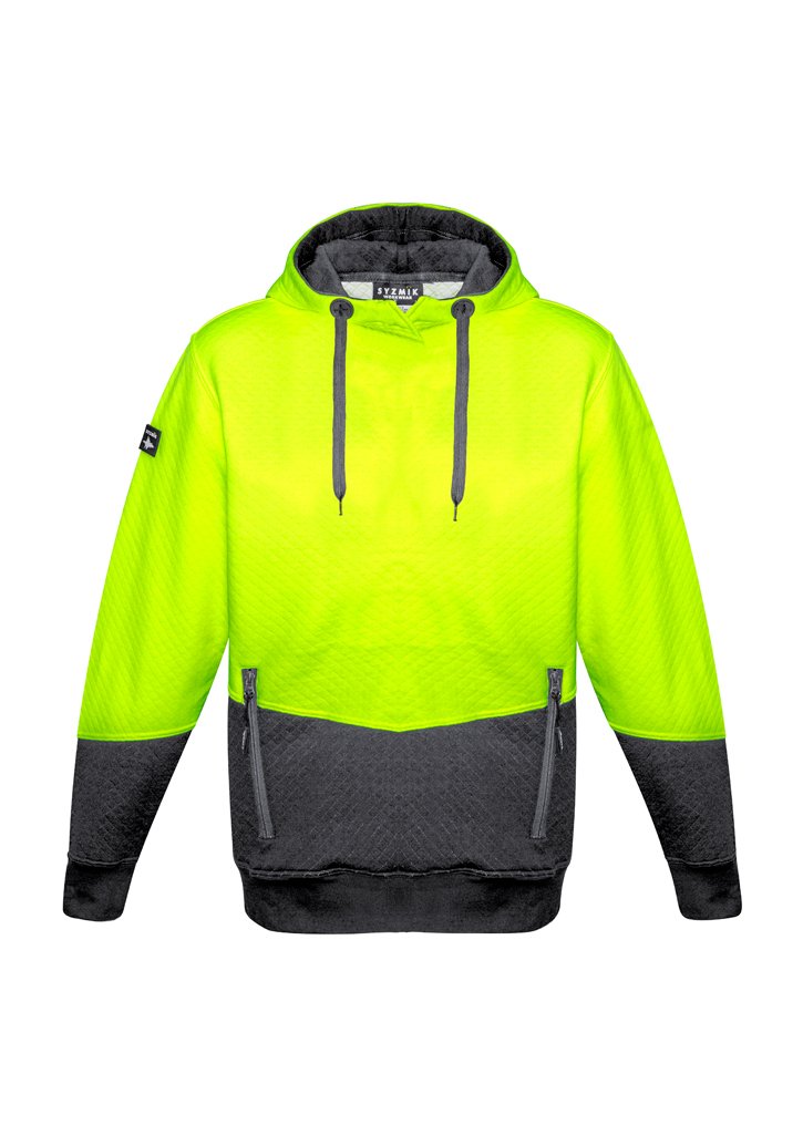 Unisex Hi Vis Textured Jacquard Hoodie | ZT477 - Image 4