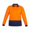 Syzmik Unisex Hi Vis Basic Long Sleeve Polo ZH232