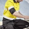 Syzmik Mens Rugged Cooling HI Vis Taped Long Sleeve Shirt ZW129