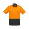 Syzmik Mens Rugged Cooling Hi Vis Short Sleeve Shirt ZW815