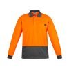 Syzmik ZH410 Hi Vis Comfort Back Long Sleeve Polo. Wholesale Australia at PS Apparel