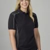 Biz Collection Unisex Grid Short Sleeve Polo P413US