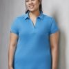 Biz Collection Women's Profile Short Sleeve Polo P706LS