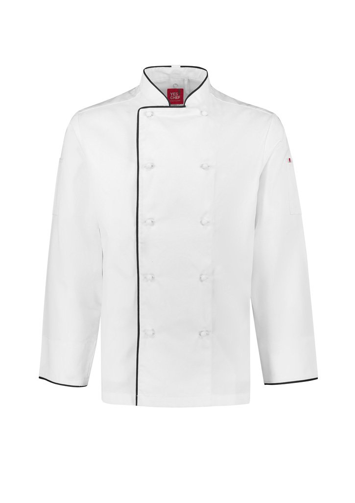 MENS AL DENTE LONG SLEEVE CHEF JACKET | CH230ML - Image 15
