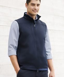 Biz Collection Men's Softshell Vest J3881