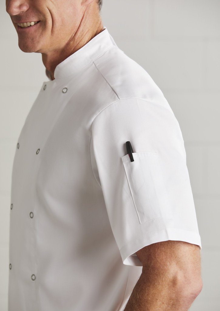 MENS ZEST SHORT SLEEVE CHEF JACKET | CH232MS - Image 6