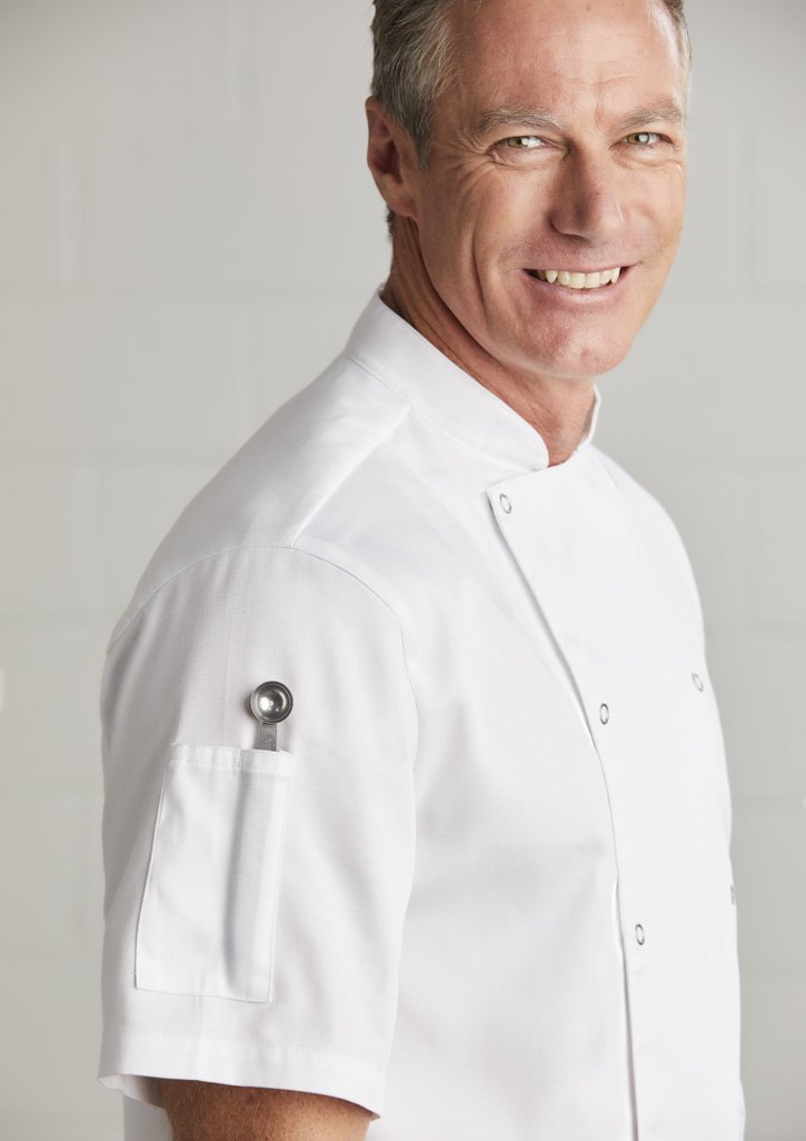 MENS ZEST SHORT SLEEVE CHEF JACKET | CH232MS - Image 7
