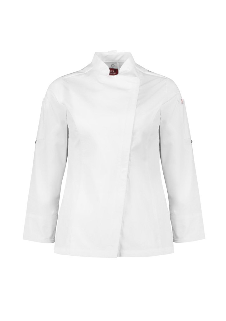 WOMENS ALFRESCO LONG SLEEVE CHEF JACKET | CH330LL - Image 12