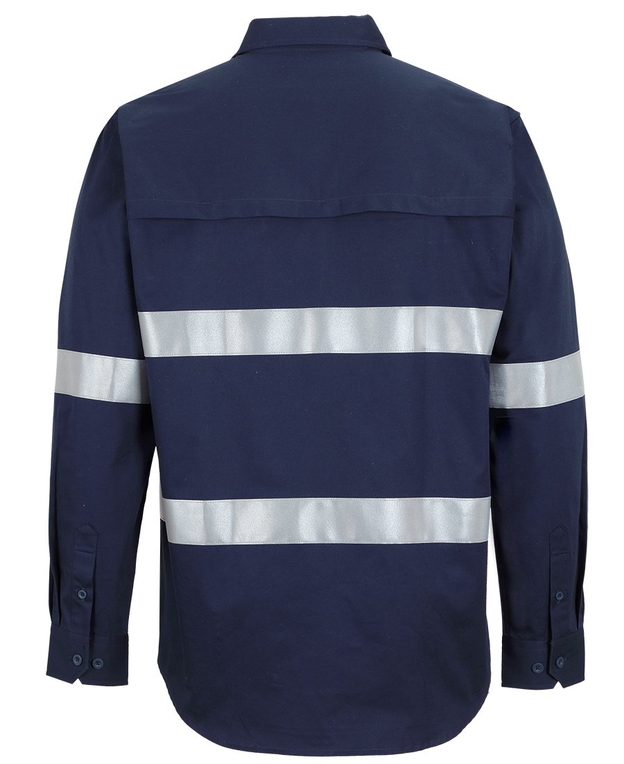 JB'S CLOSE FRONT L/S 150G WORK SHIRT REFLECTIVE TAPE | 6HWCT - Image 3