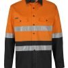 JB’S HI VIS (D+N) L/S STRETCH WORK SHIRT 6DSWL