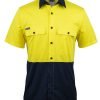 JB’S HI VIS S/S STRETCH WORK SHIRT 6HSWS