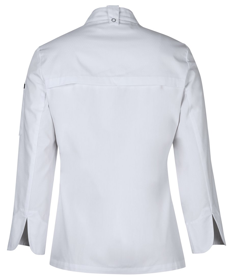 JB'S LADIES L/S SNAP BUTTON CHEF JACKET | 5CJL1 - Image 3