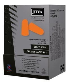 JB’S SOUTHERN BULLET EARPLUG (200 PAIR) 8P085