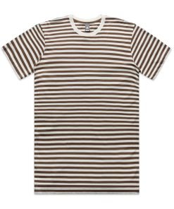 AS Colour Staple Stripe Tee 5028 Natural-Walnut