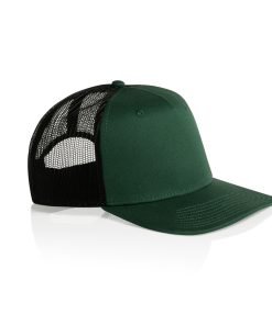 AS Colour Stock Contrast 1110 Trucker Forest Green Side