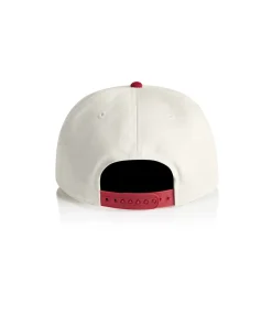 Class Two-Tone Cap 1154 Natural Cardinal Back