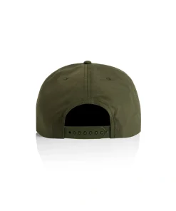 Surf Rope Cap 1123 Army-White Back
