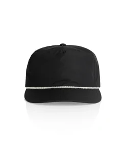 Surf Rope Cap 1123 Black-White Front