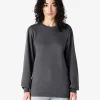 American Apparel® Fine Jersey Unisex Long Sleeve T-Shirt 2007 Asphalt
