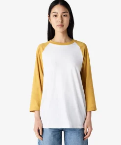 American Apparel® Unisex Classic Raglan T-Shirt 2003CVC Heather Mustard