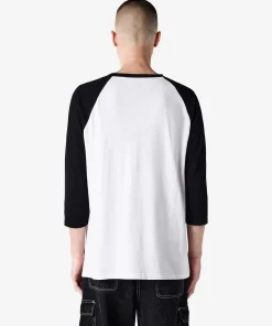 American Apparel® Unisex Classic Raglan T-Shirt 2003CVC White-4