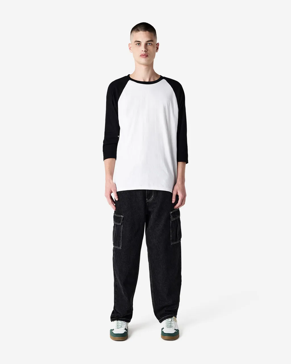 American Apparel® Unisex Classic Raglan T-Shirt 2003CVC White6