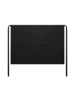 Canvas Half Apron 1081 Black Front