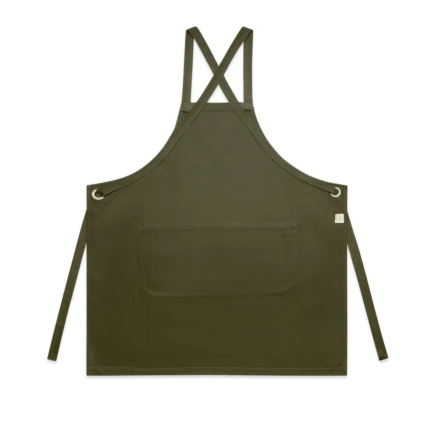 Carrie Apron 1082 Army Back