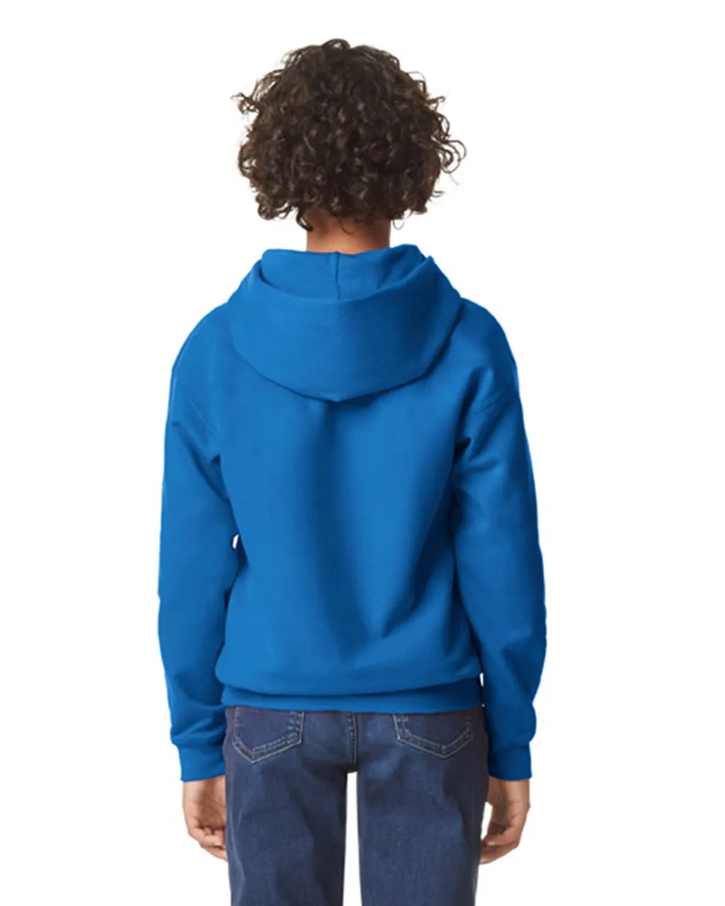 Gildan® Softstyle® Youth Midweight Classic-fit Pullover Hoodie SF500B Royal-2