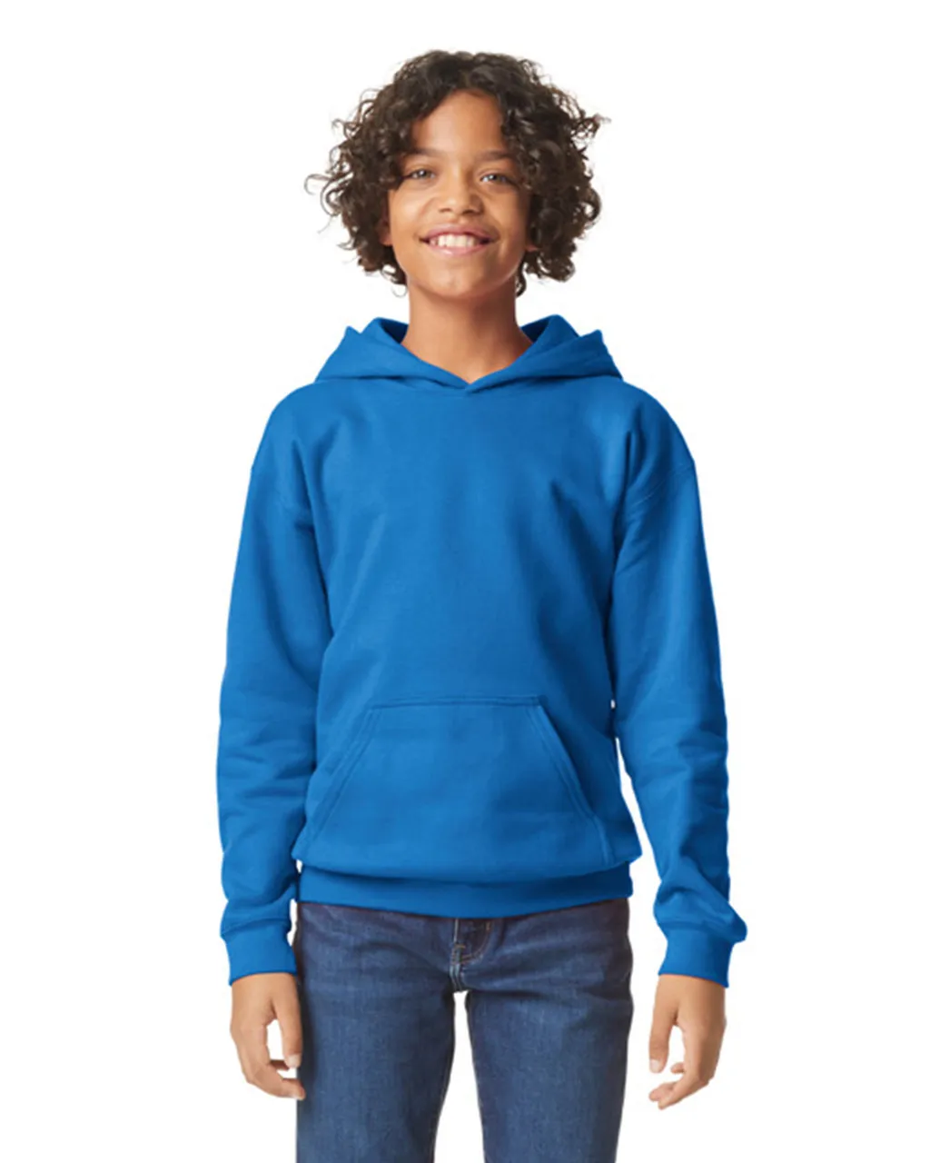 Gildan® Softstyle® Youth Midweight Classic-fit Pullover Hoodie SF500B Royal