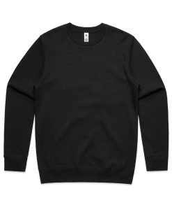 AS Colour Stencil Crew Sweater 5103 Black Front