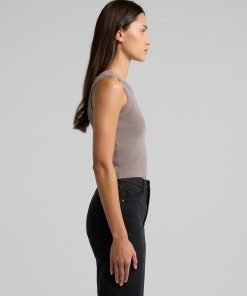 AS Colour Faded Organic Crop Tank Side 4035