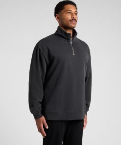 Alternative view of RELAX FADED HALF ZIP | 5167