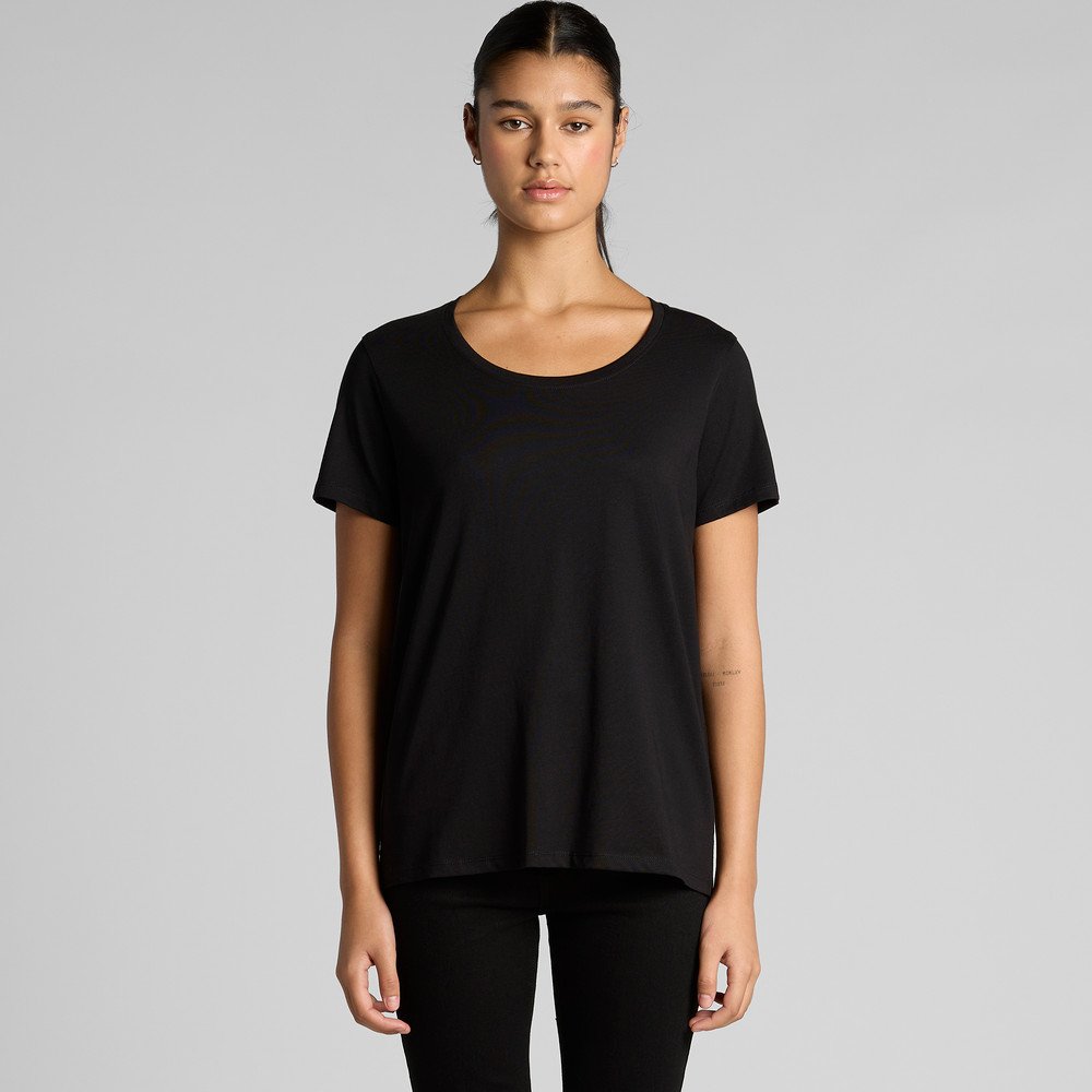 Wo's Maple Scoop Tee 4019 Main
