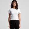 Wo's Organic Rib Baby Tee 4074 Main