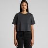 Wo's Stone Wash Heavy Crop Tee 4086 Main