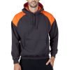 Men's Shoulder Contrast Panel Hoodie F303HP