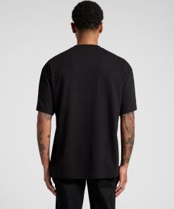 AS Colour Block Oversized Tee 5052 Black Back View